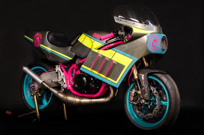 Inspirasi Miami Vice Dalam Cafe Racer Yamaha